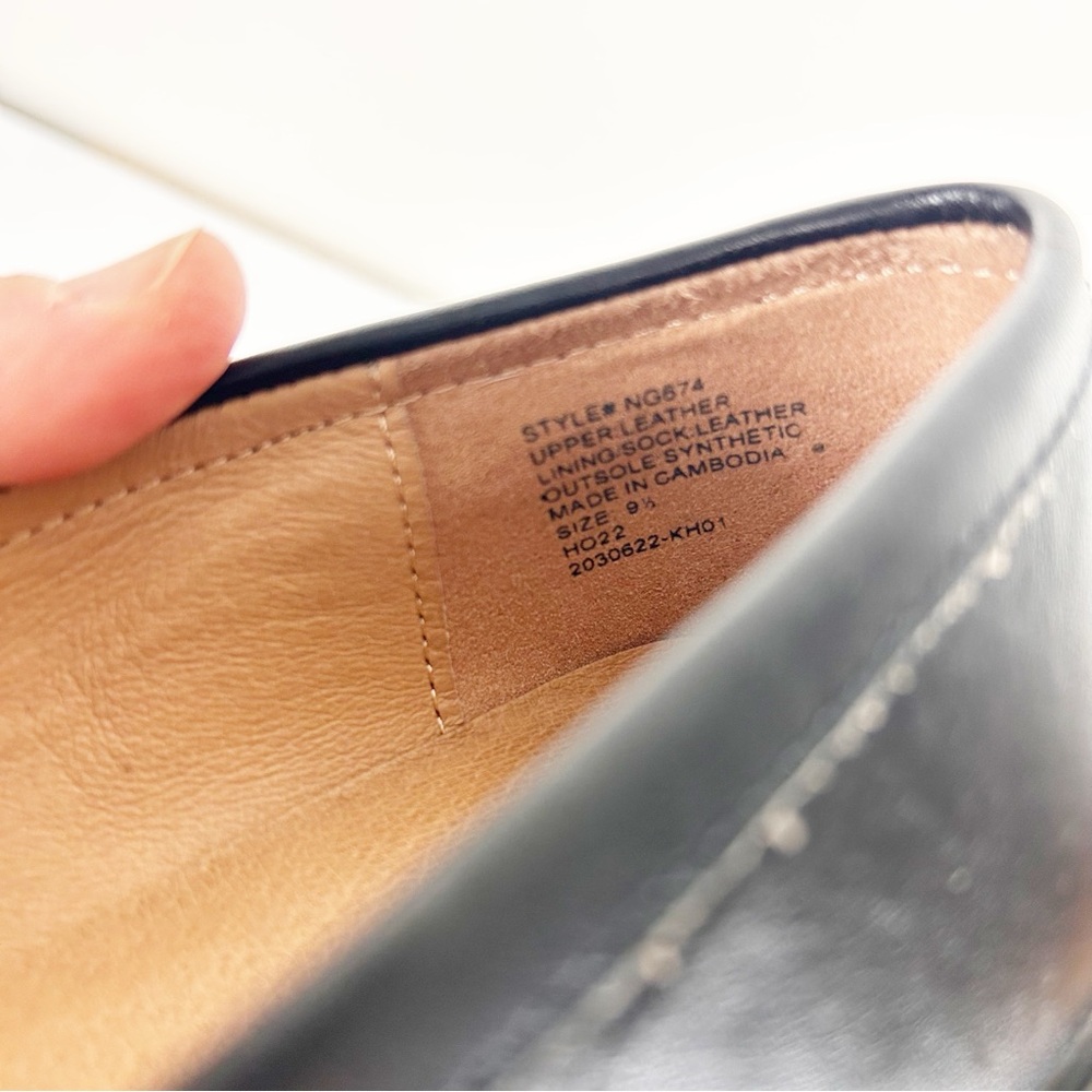 Madewell The Bradley Lugsole Leather Loafer in True Black Size 9 classic chunky - Picture 6 of 6